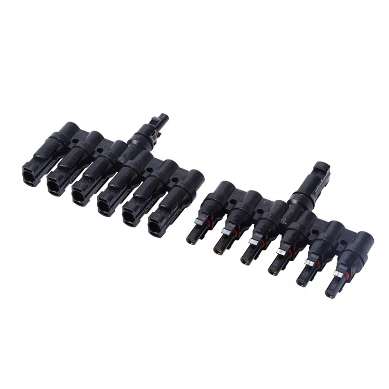 T6 Solar Connector 1 To 5 T Type Solar Panel Cable Connector